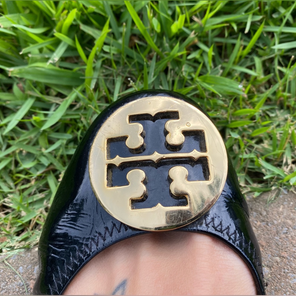 Tory Burch, black patent leather, flats - Picture 15 of 16